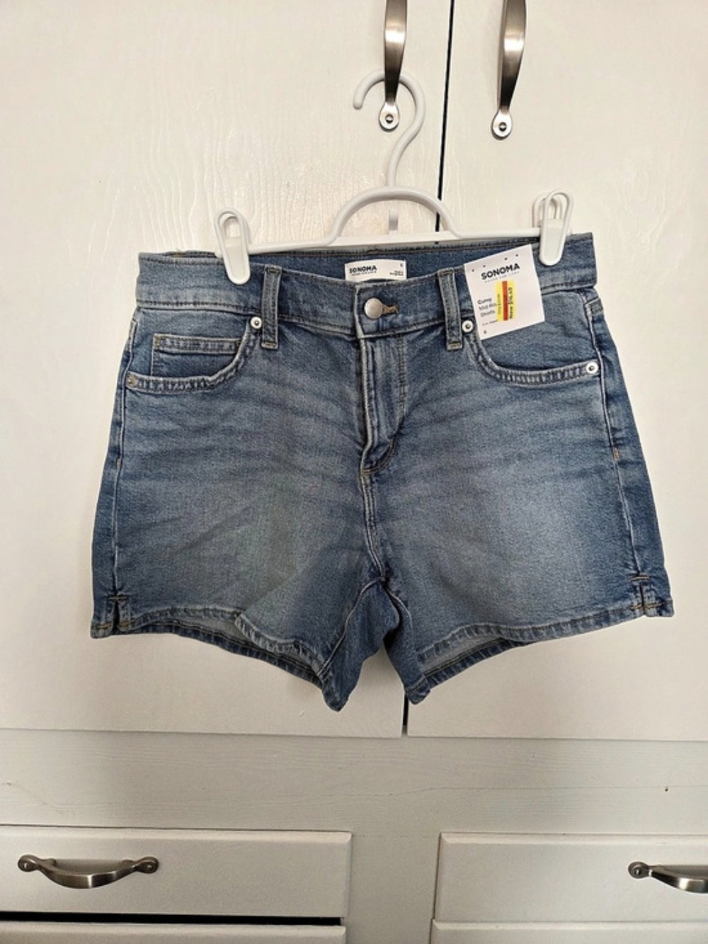 Sonoma Curvy Fit Shorts Jean Shorts Blue Multiple Sizes NWT